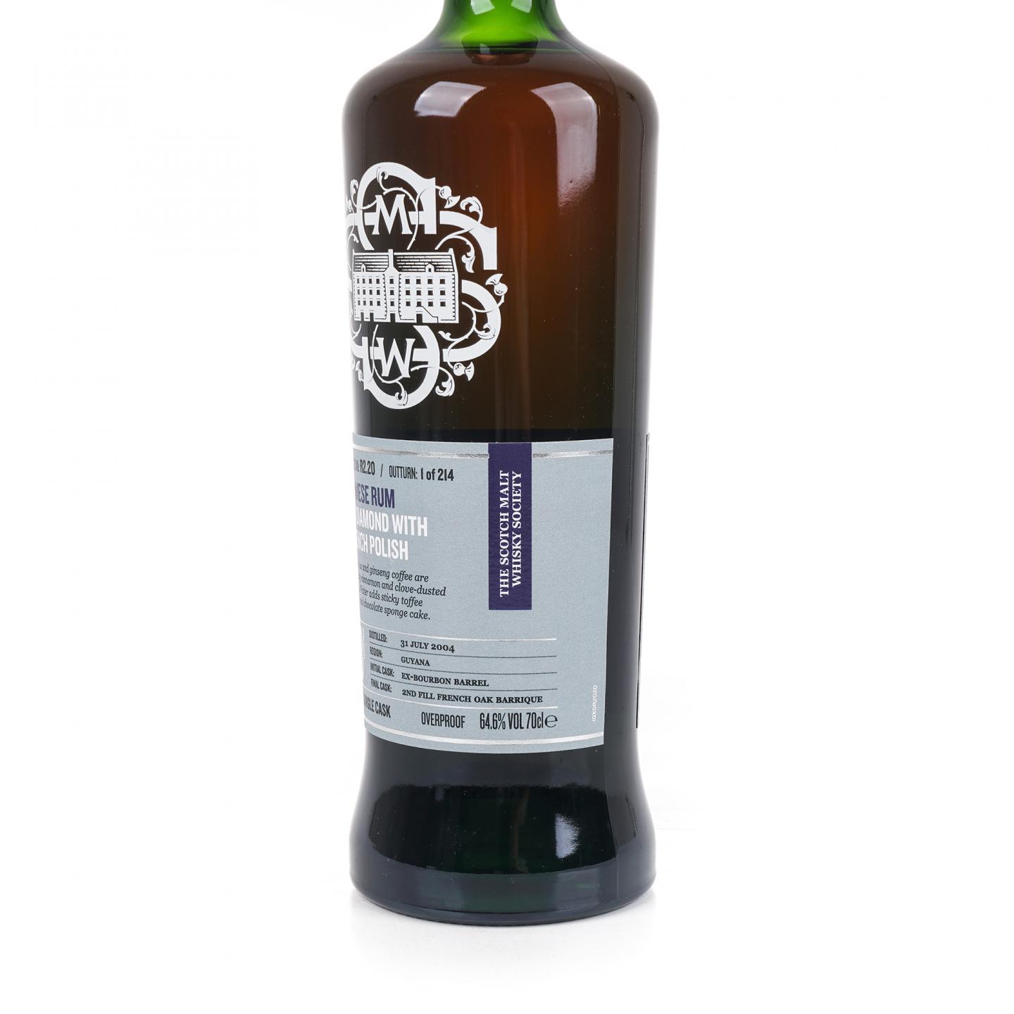 SMWS R2.20 圭亚那 18年 2004 单桶 朗姆酒 行货