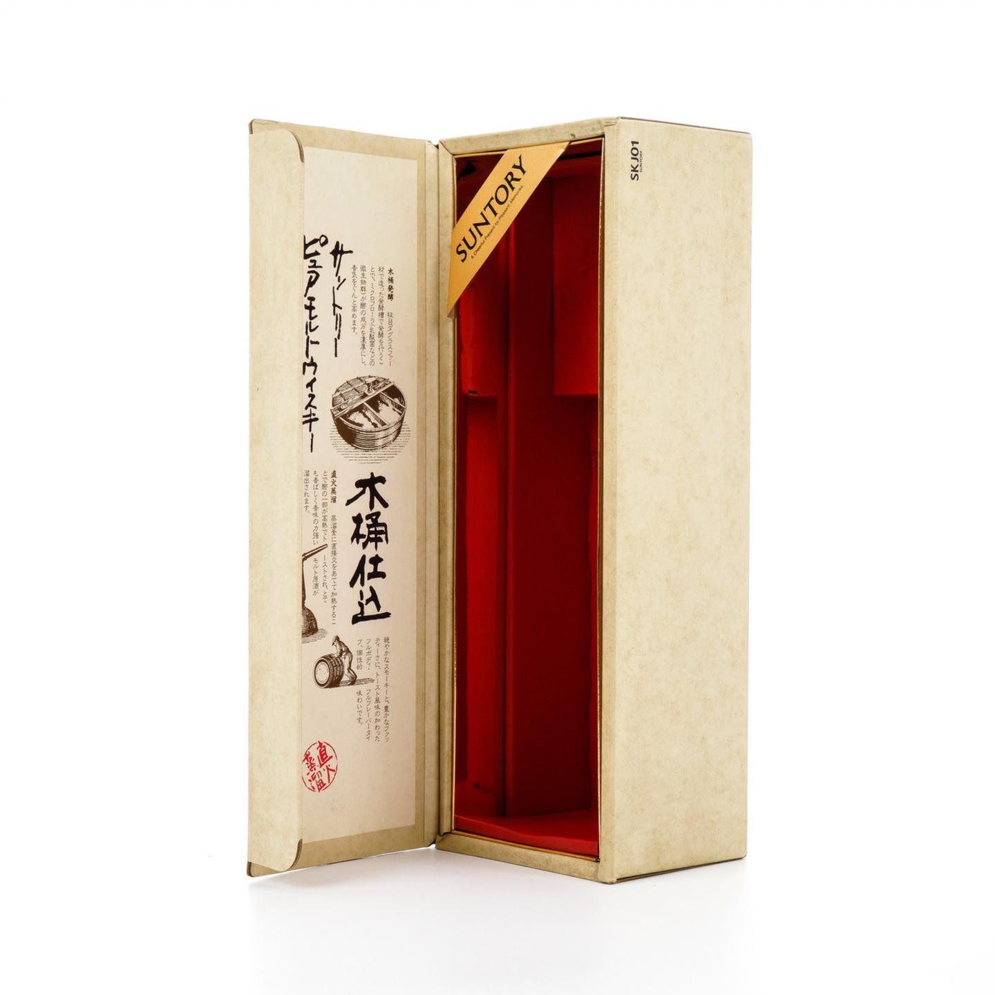 三得利木桶仕込1981 直火蒸溜金花标750ml_大拍-酒虫网