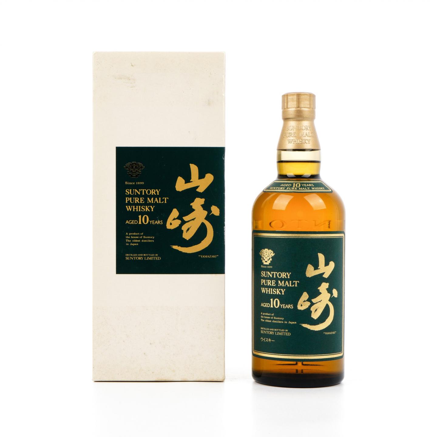 山崎 10年 金花 Pure Malt 绿标 750ml