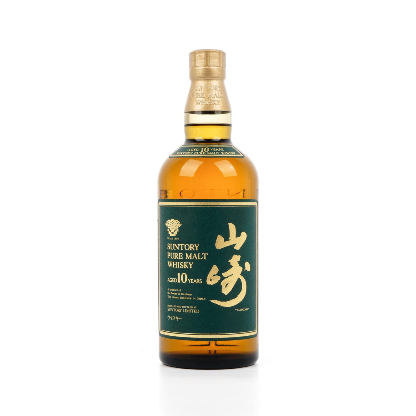 山崎 10年 金花 Pure Malt 绿标 750ml