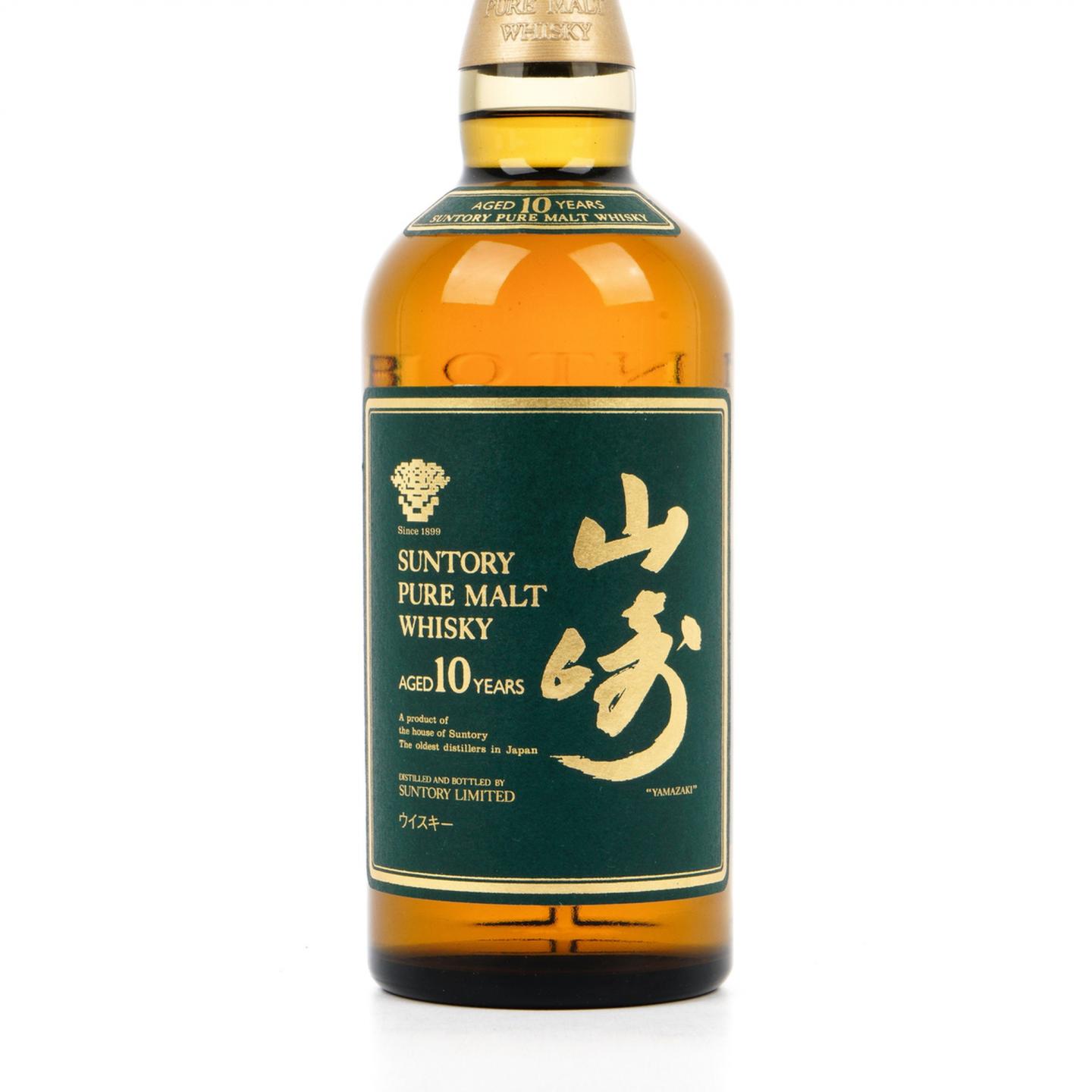 山崎 10年 金花 Pure Malt 绿标 750ml