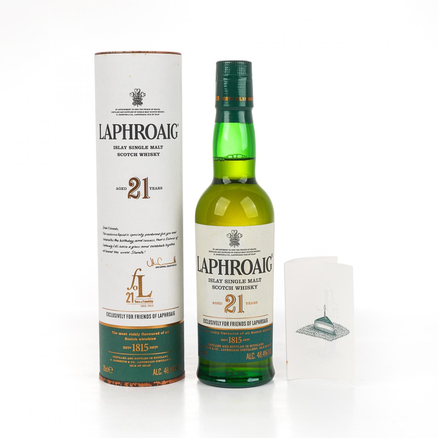 拉弗格 21年 Friends of Laphroaig 350ml