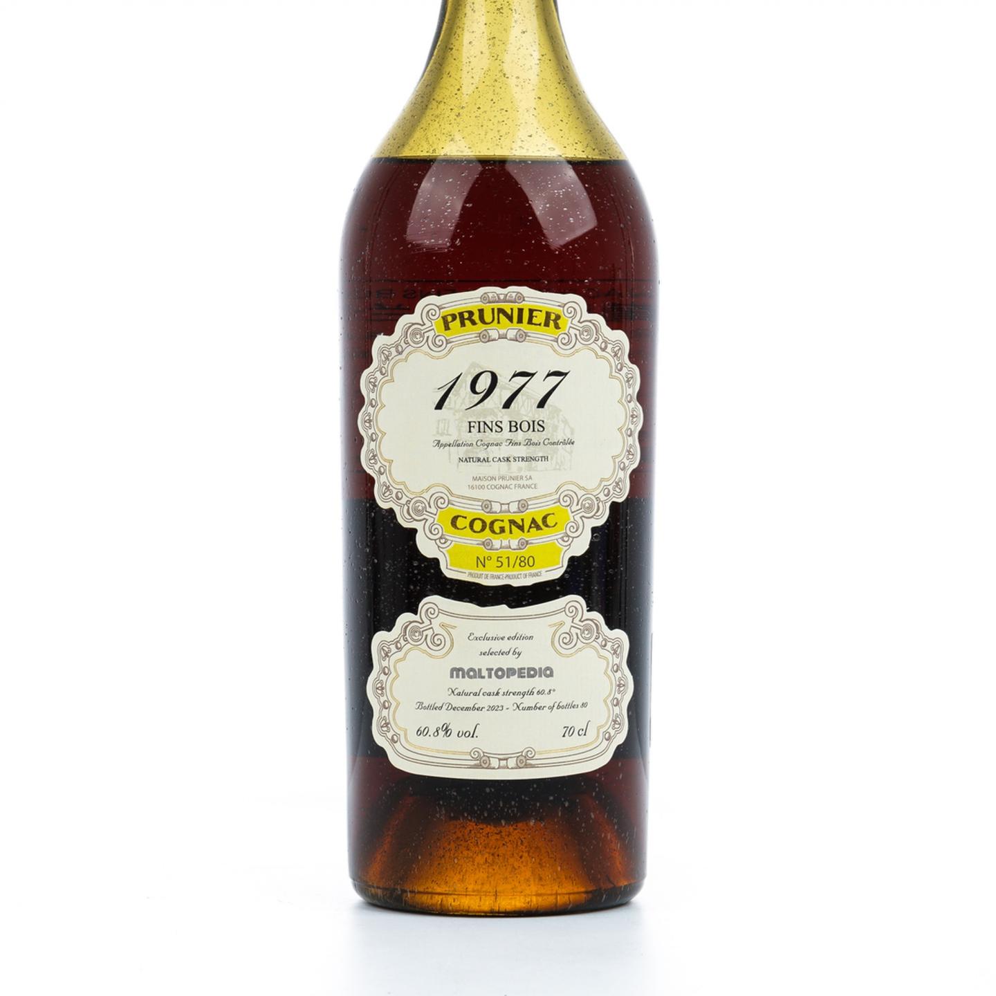 Prunier 普诺尼 1977-2023 FINS BOIS 桶强 干邑