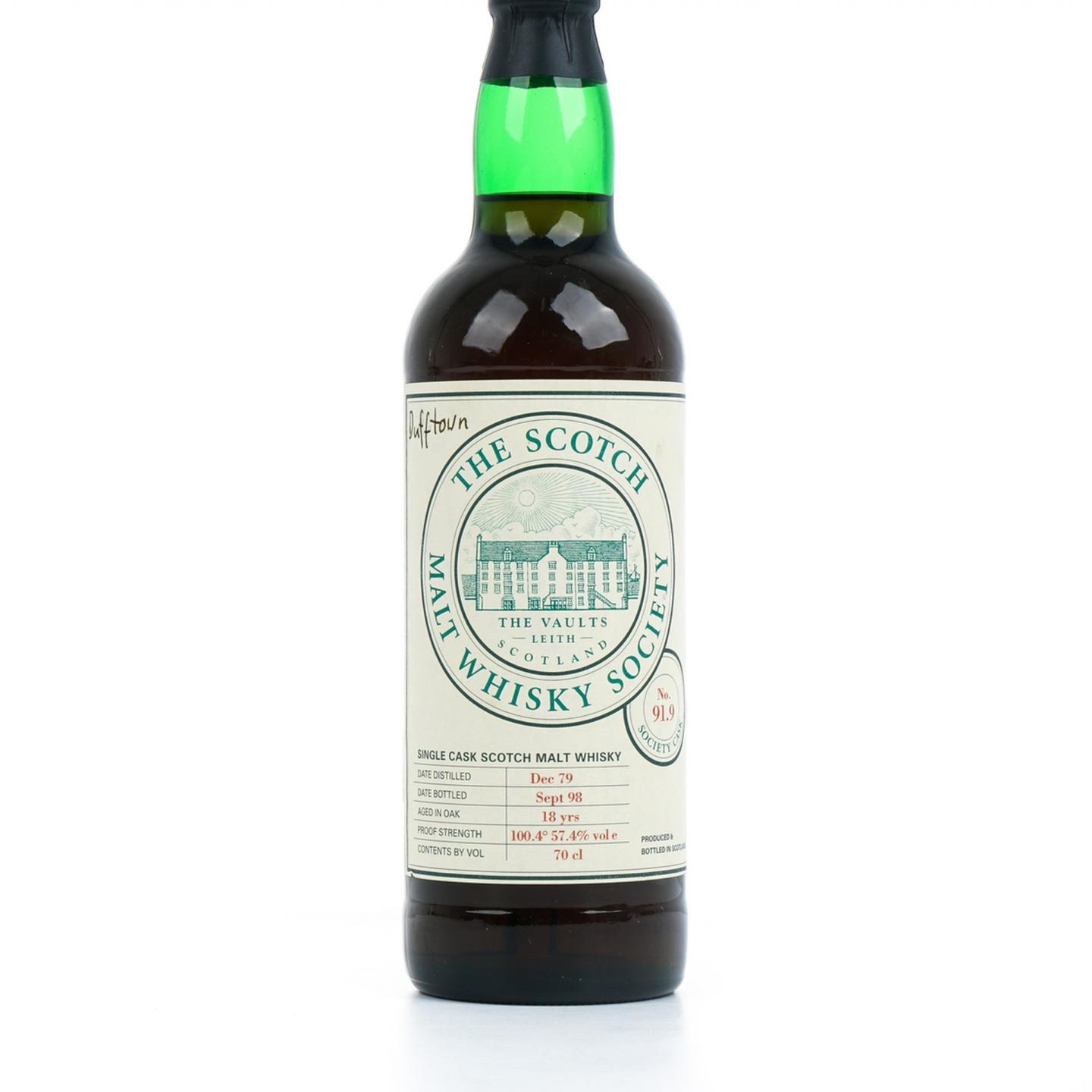SMWS 91.9 达夫镇 1979-1998 单桶
