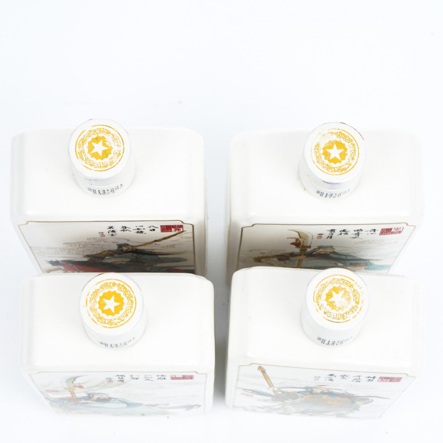 茅台·2014年 名门忠义仁勇酒 关公 4瓶组*375ml