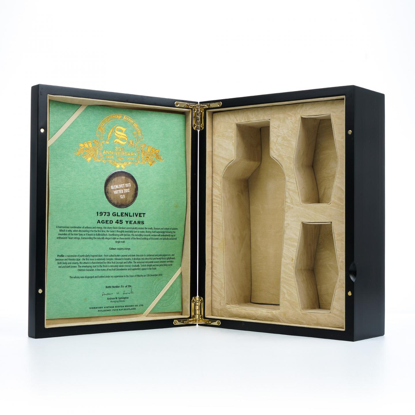 格兰威特 45年 1973-2018 圣弗力30周年纪念