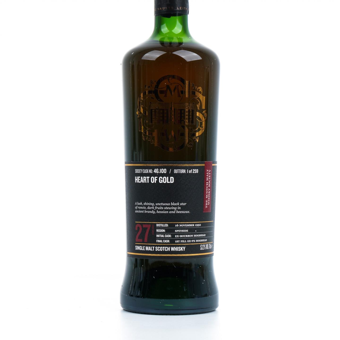SMWS 46.100 格兰洛西 27年 1992