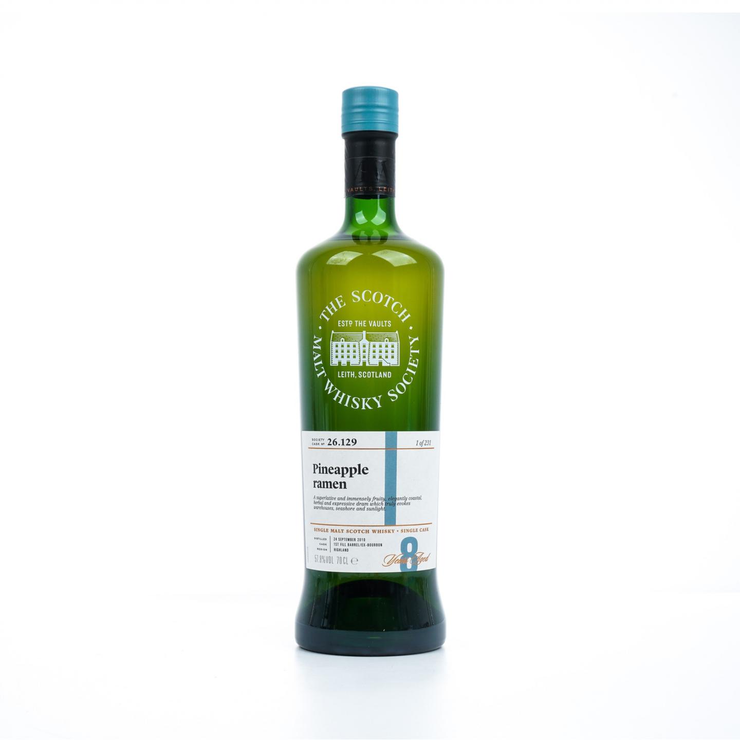 SMWS 26.129 克里尼利基 8年 2010