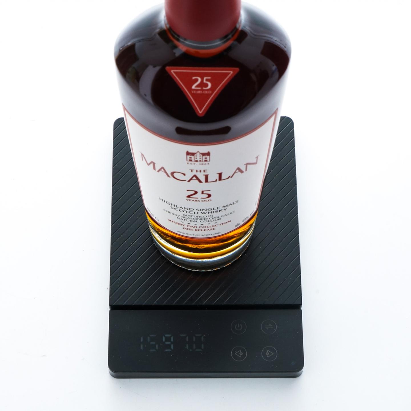 麦卡伦 25年 2025 雪莉桶 木礼盒 700ml