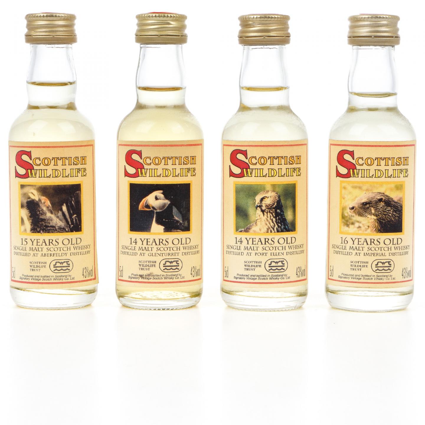【酒版】格兰塔/波特艾伦/艾柏迪/帝国 Scottish Wildlife SV 50ml*4