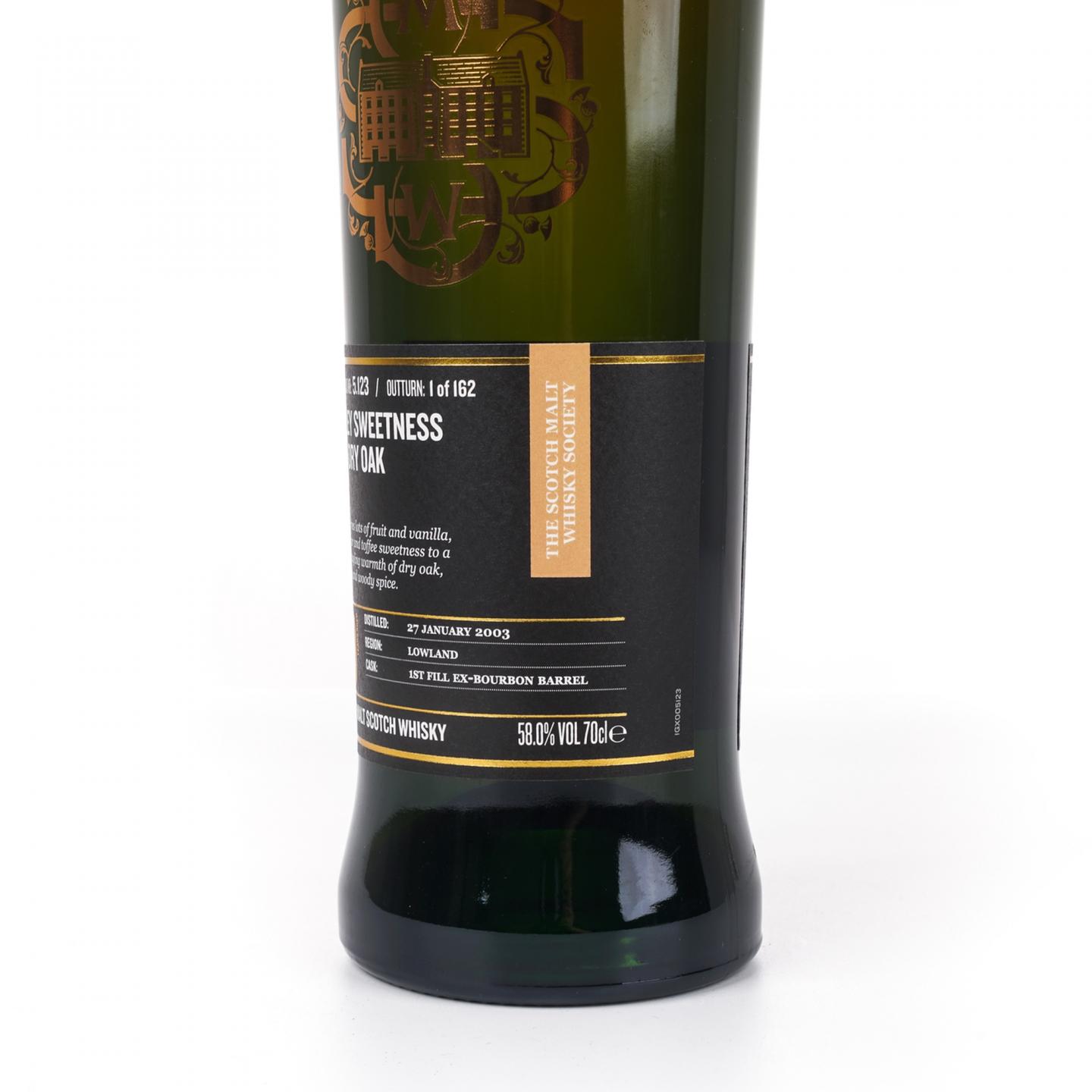 SMWS 5.123 欧肯特轩 19年 2003