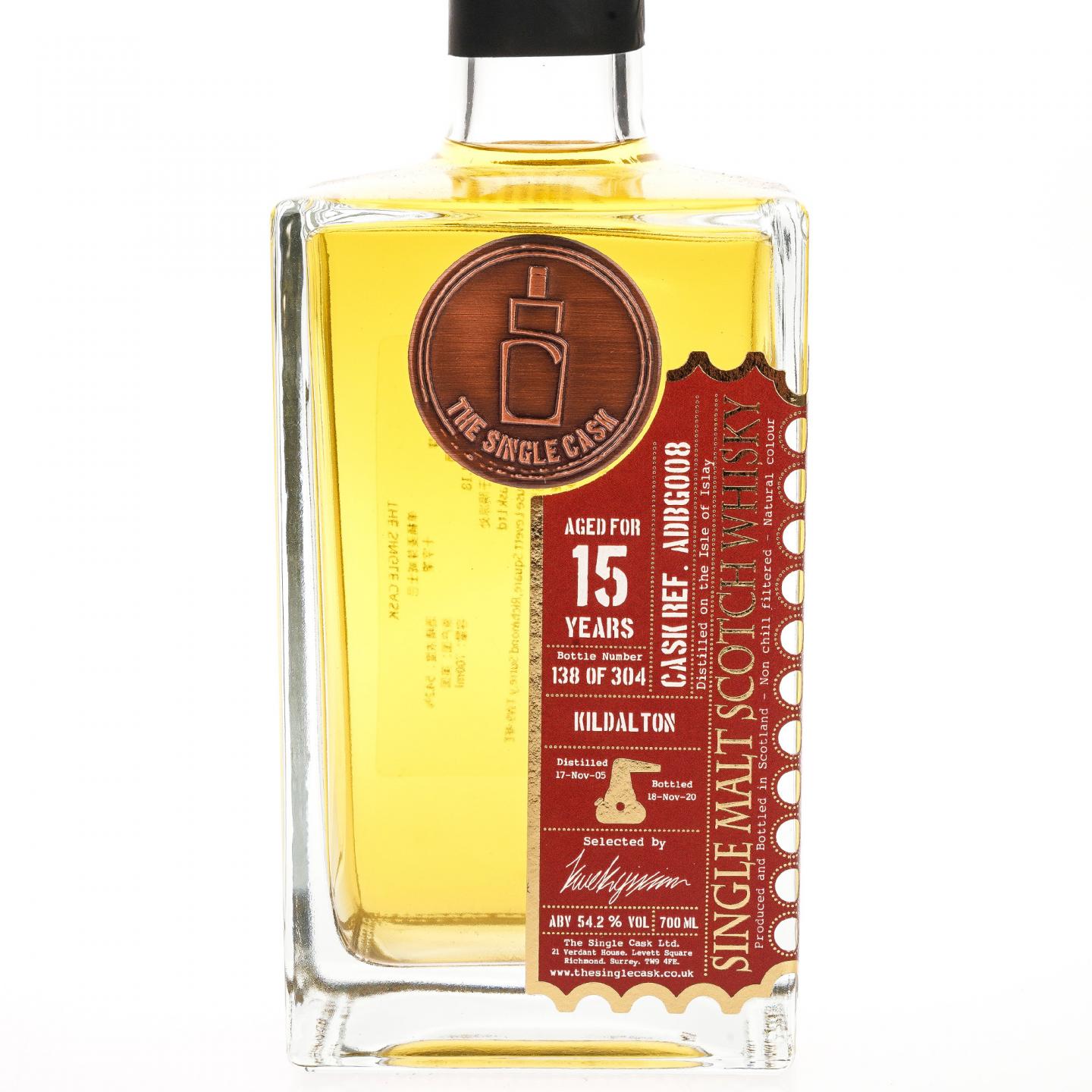【威士忌】阿贝 15年 2015-2020 Kildalton