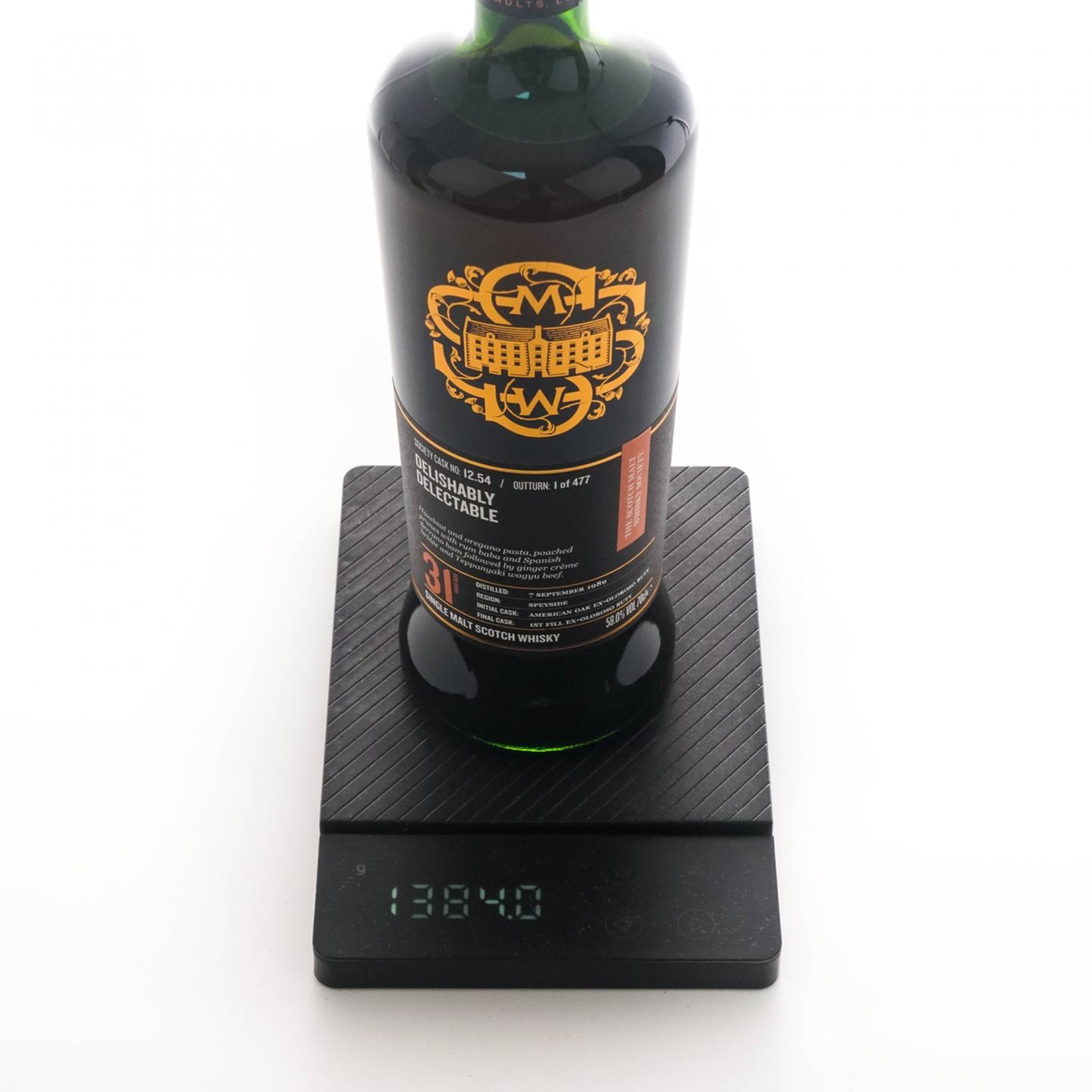 SMWS 12.54 本利亚克 31年 1989 雪莉桶