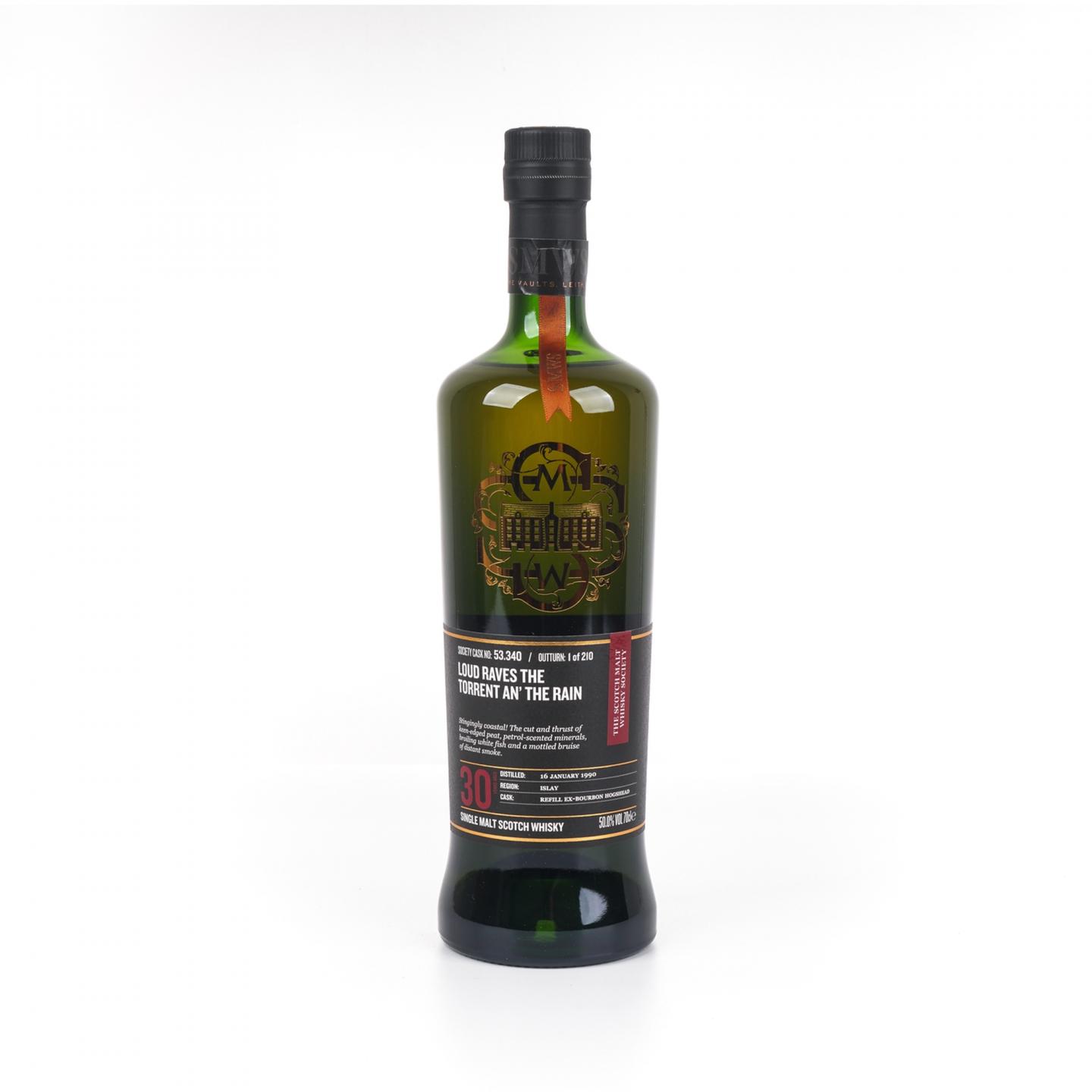 SMWS 53.340 卡尔里拉 30年 1990