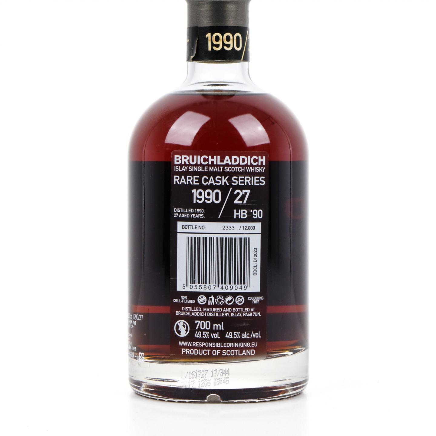 布赫拉迪 27年 1990-2017 Rare Cask 700ml