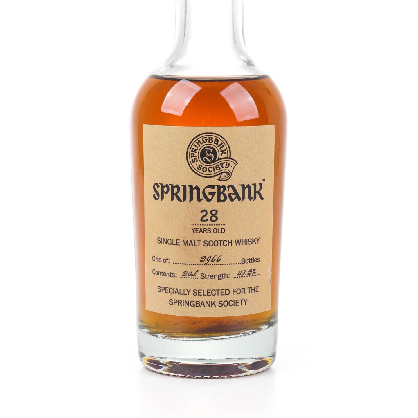 【中样】Springbank 云顶 28年 2021 云顶协会 200ml