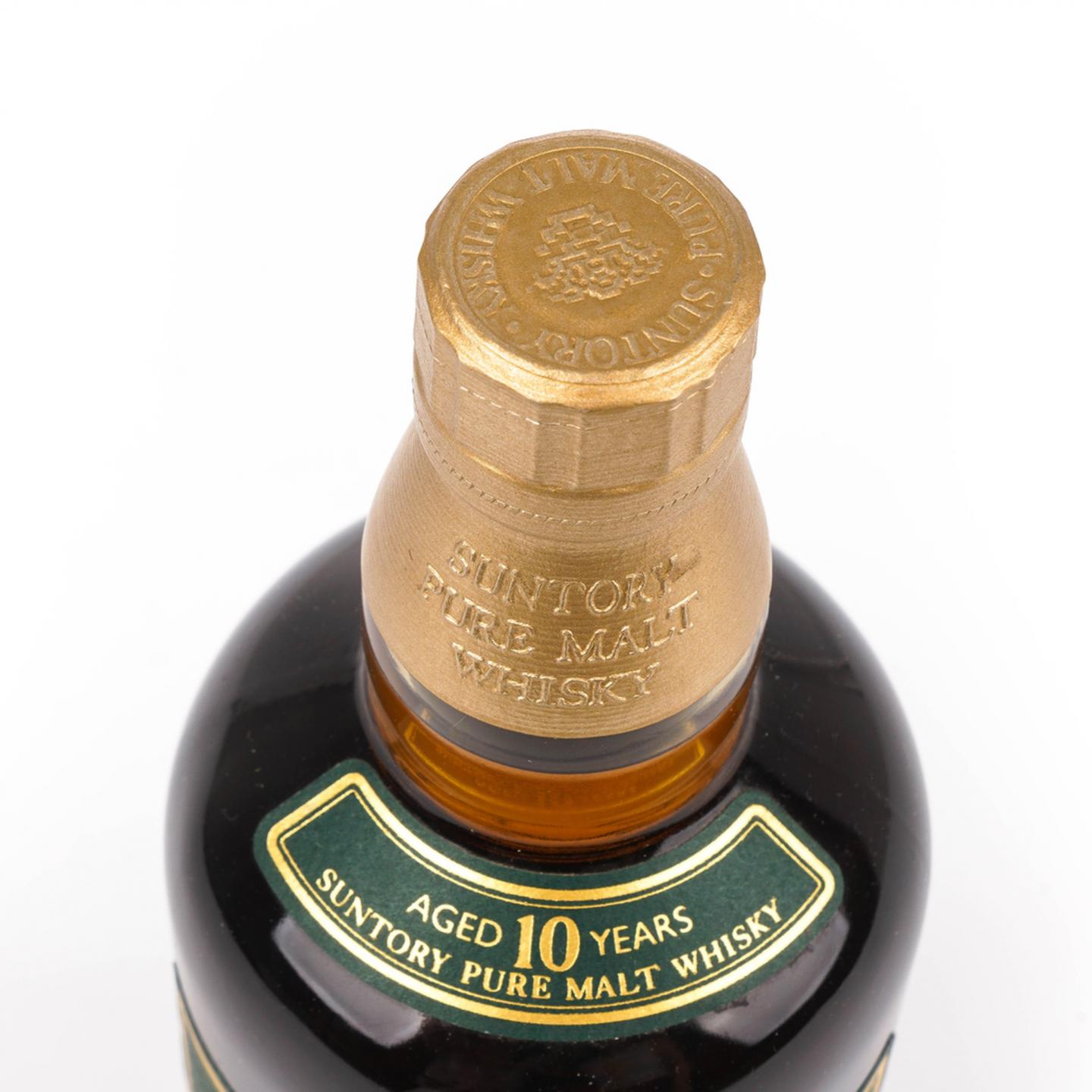 山崎 10年 金花标 Pure Malt 绿标 750ml