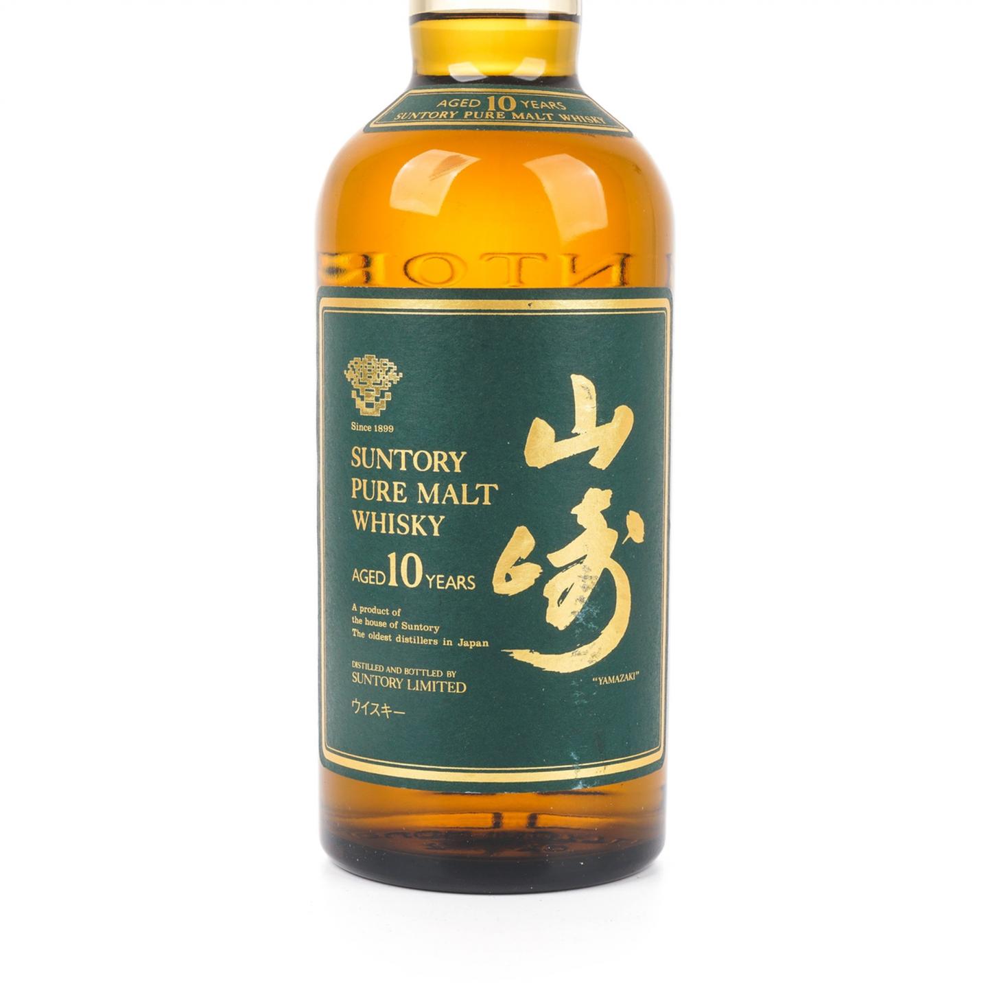 山崎 10年 金花标 Pure Malt 绿标 750ml