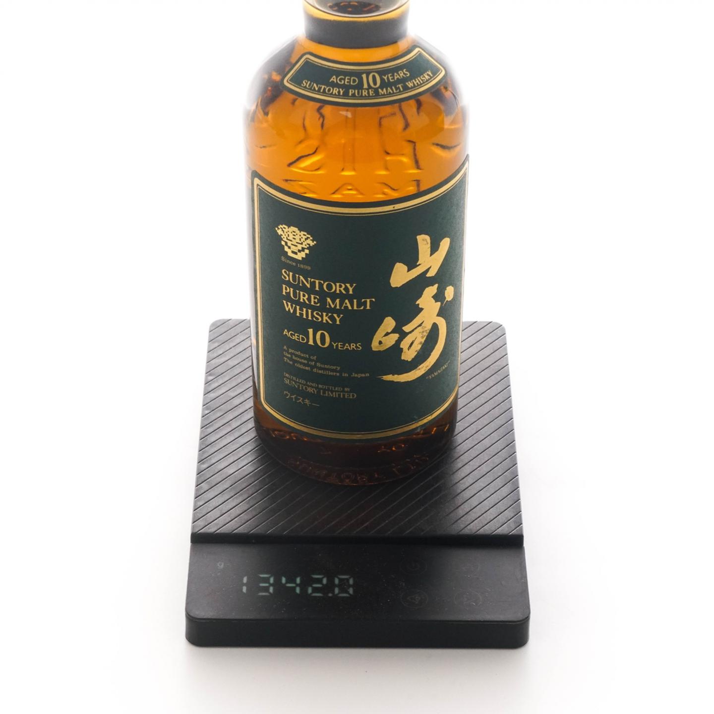 山崎 10年 金花标 Pure Malt 绿标 750ml