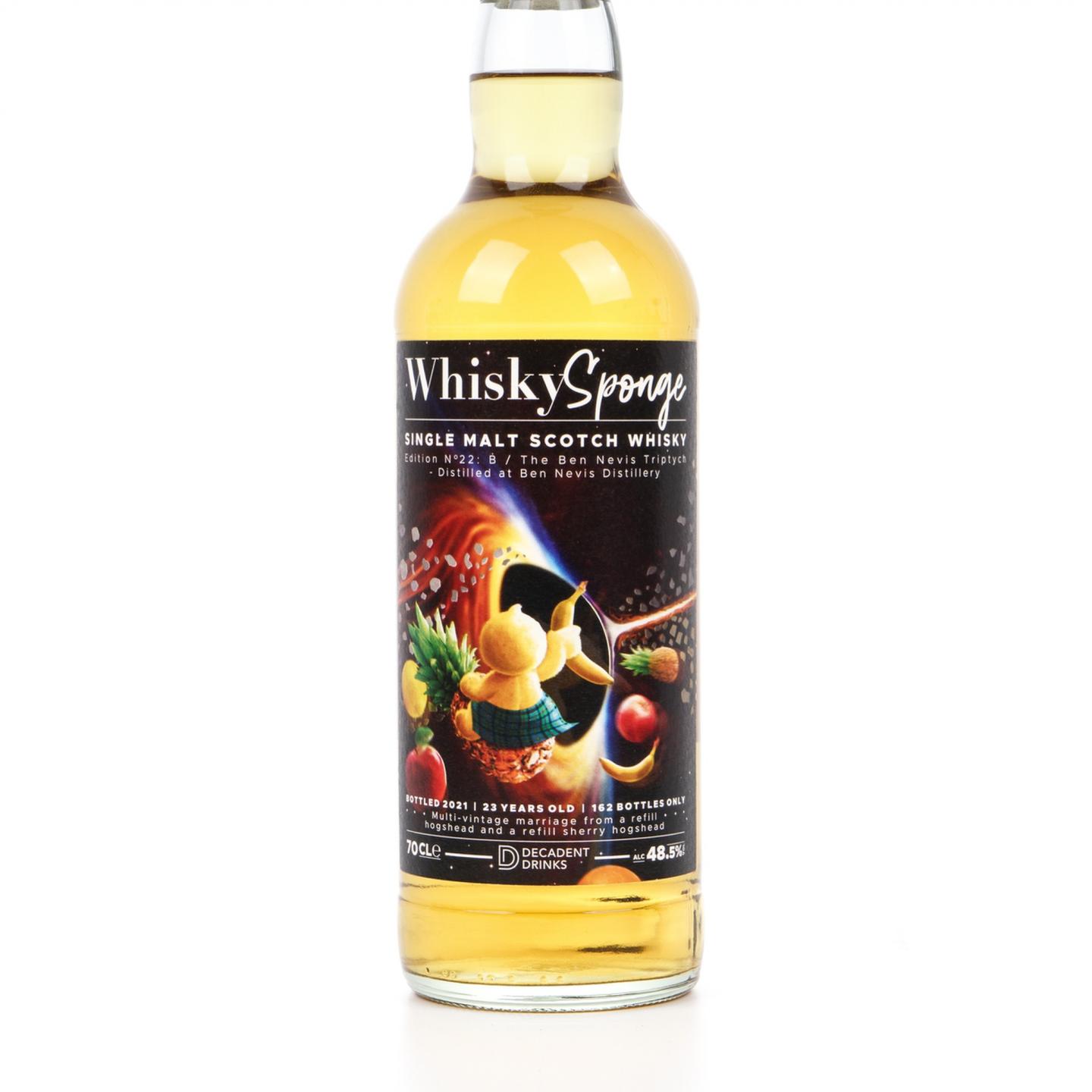 威士忌海绵 本尼维斯 23年 2021 再填雪莉桶 Edition No. 22B