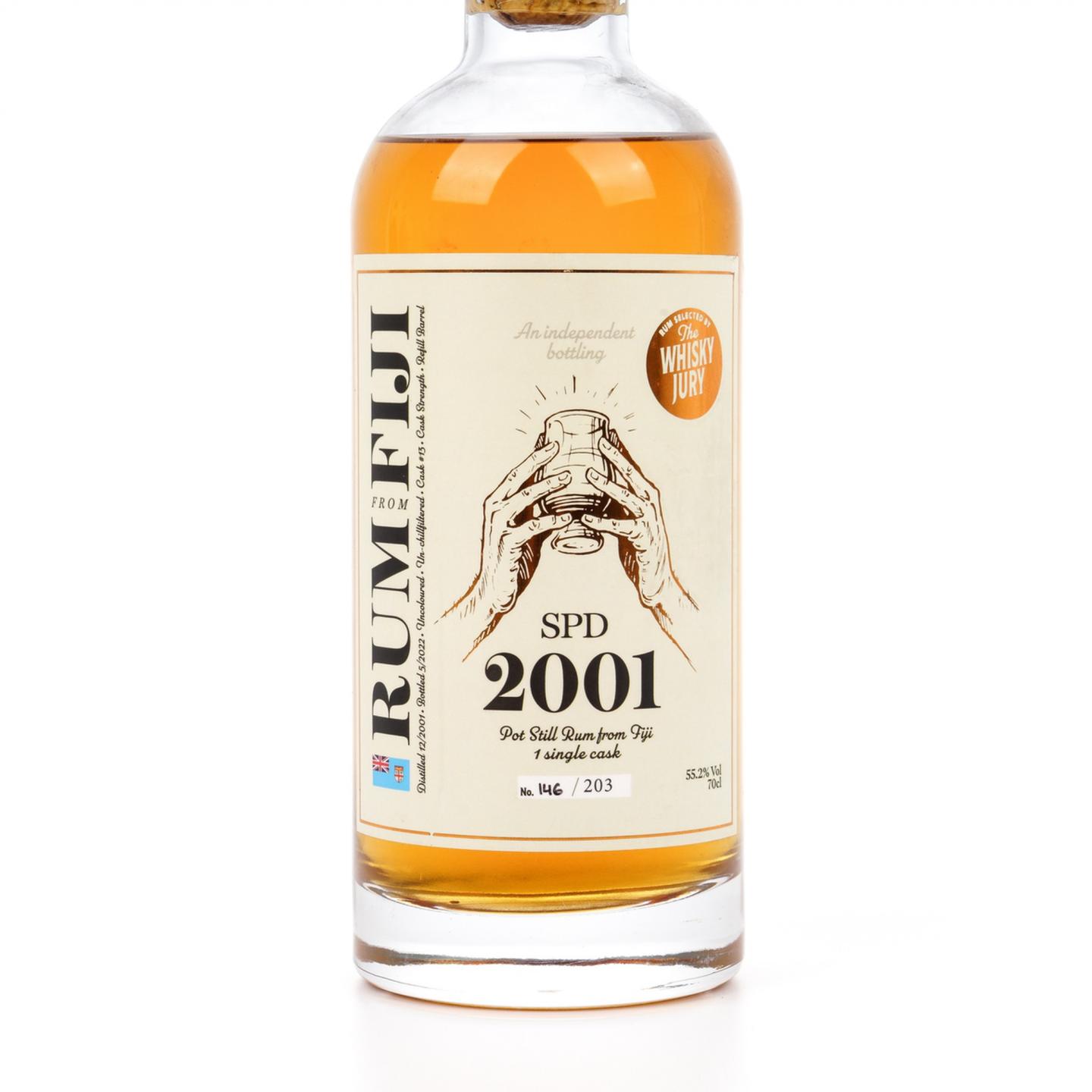 斐济 南太平洋蒸馏厂 2001-2022 单桶朗姆酒 TWJ