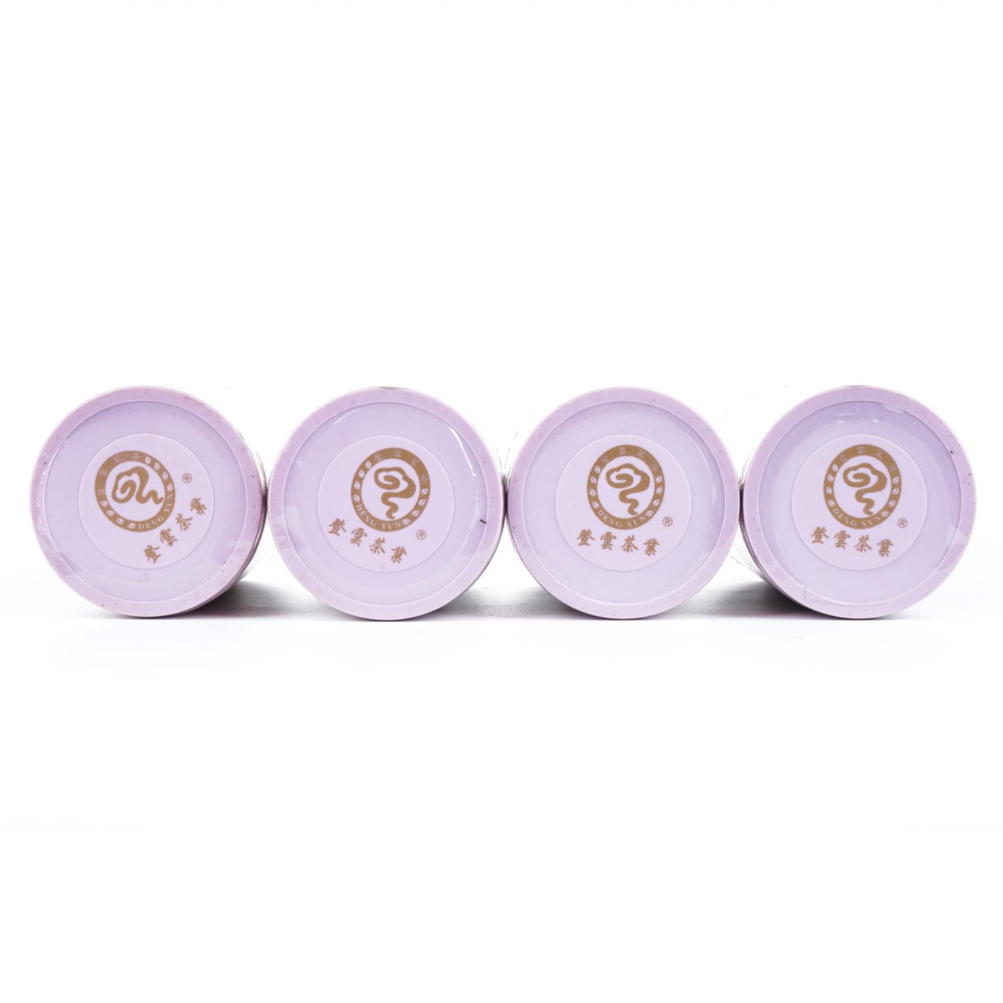 2002年 南投县华山茶厂 冻顶乌龙组合(红罐和绿罐) 8罐组*250g 干仓