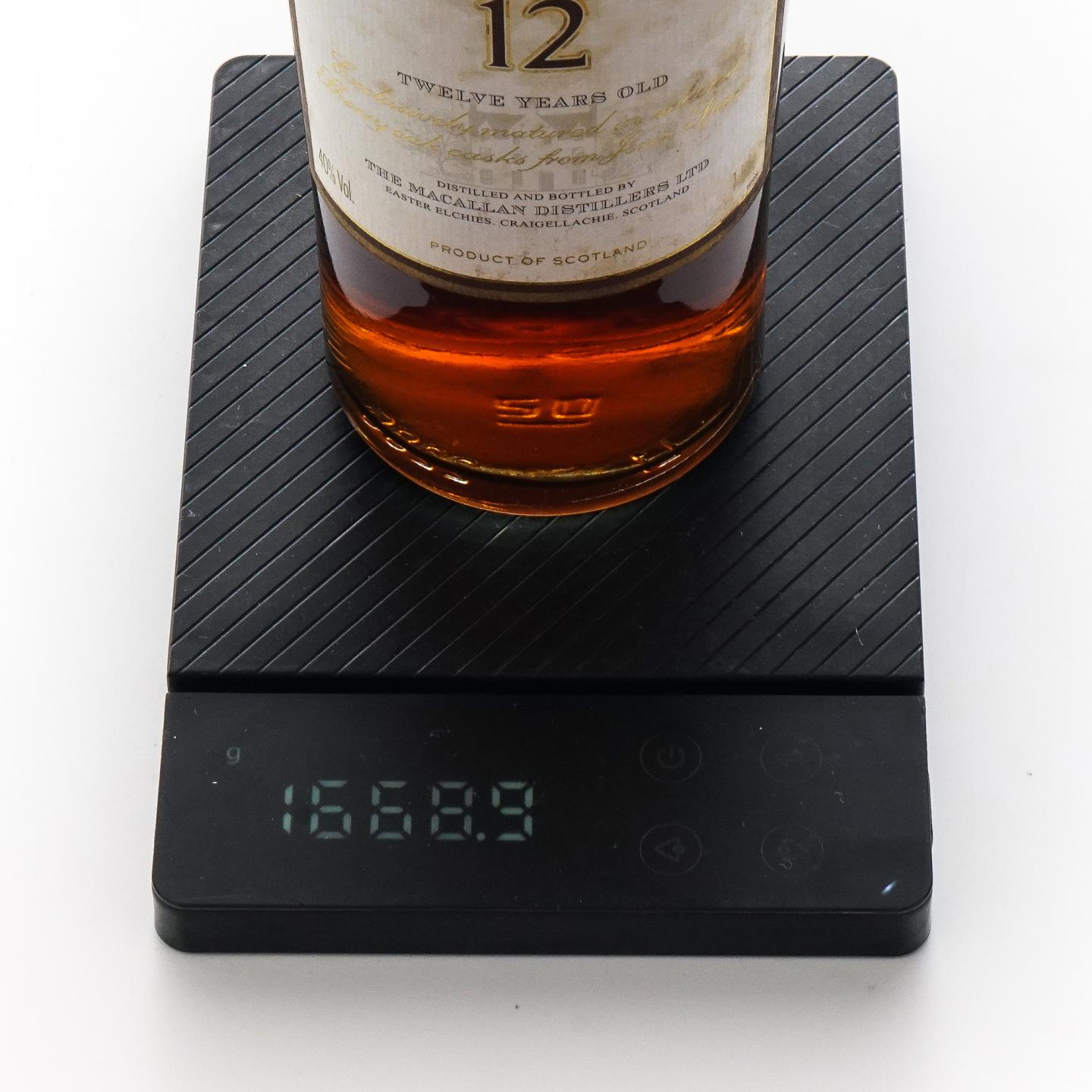 麦卡伦 12年 雪莉桶 草写版 1000ml