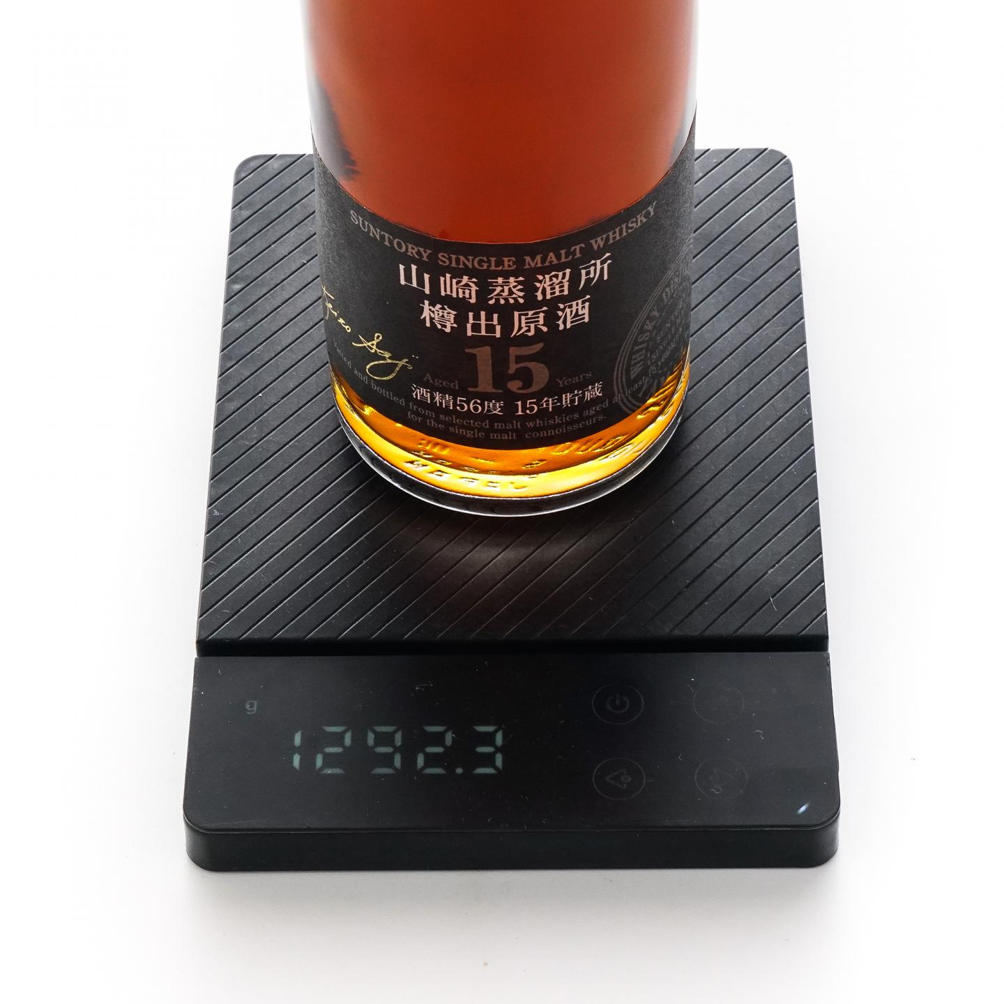 山崎蒸馏所樽出原酒15年56度600ml_大拍-酒虫网