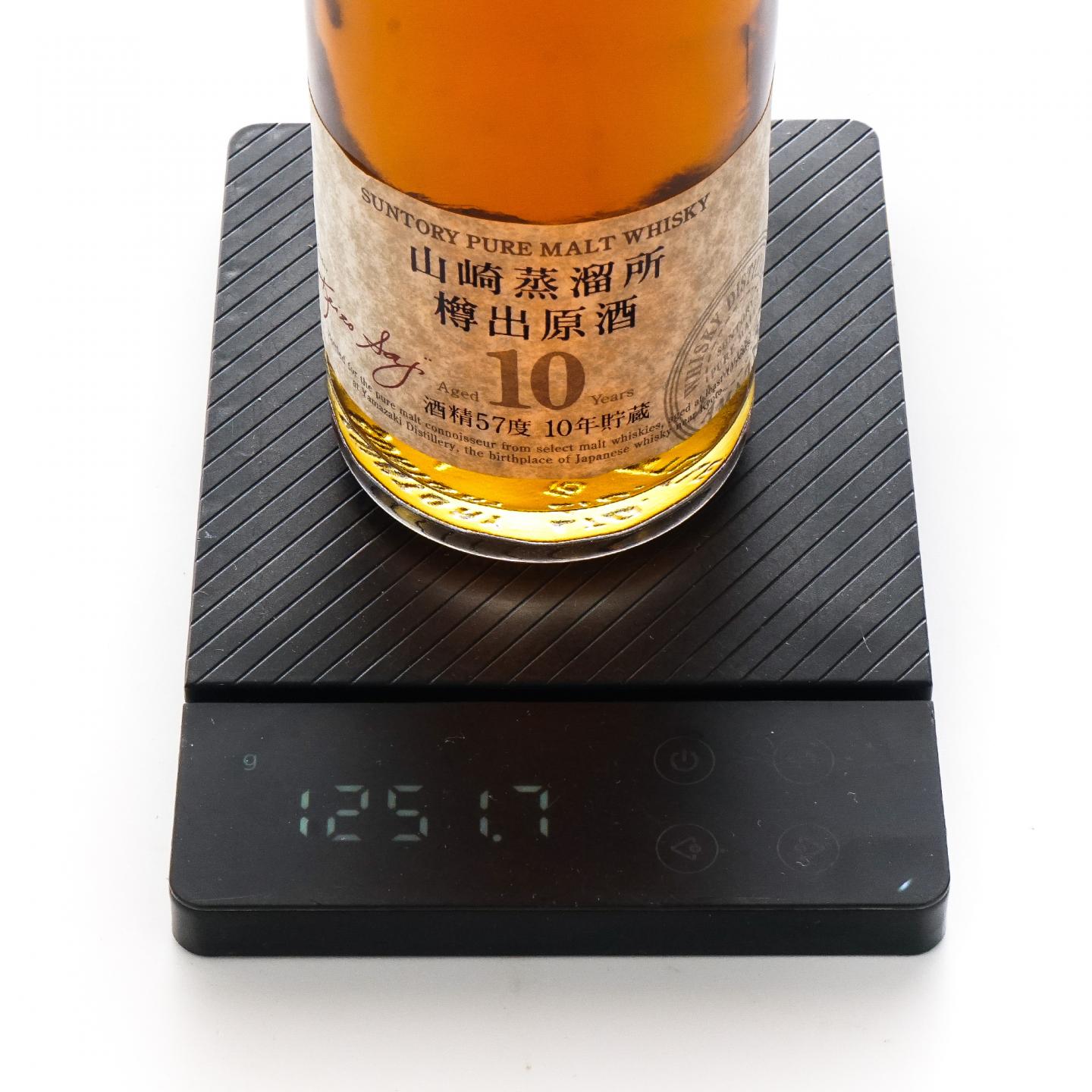 山崎 10年 樽出原酒 纯麦 57度 600ml