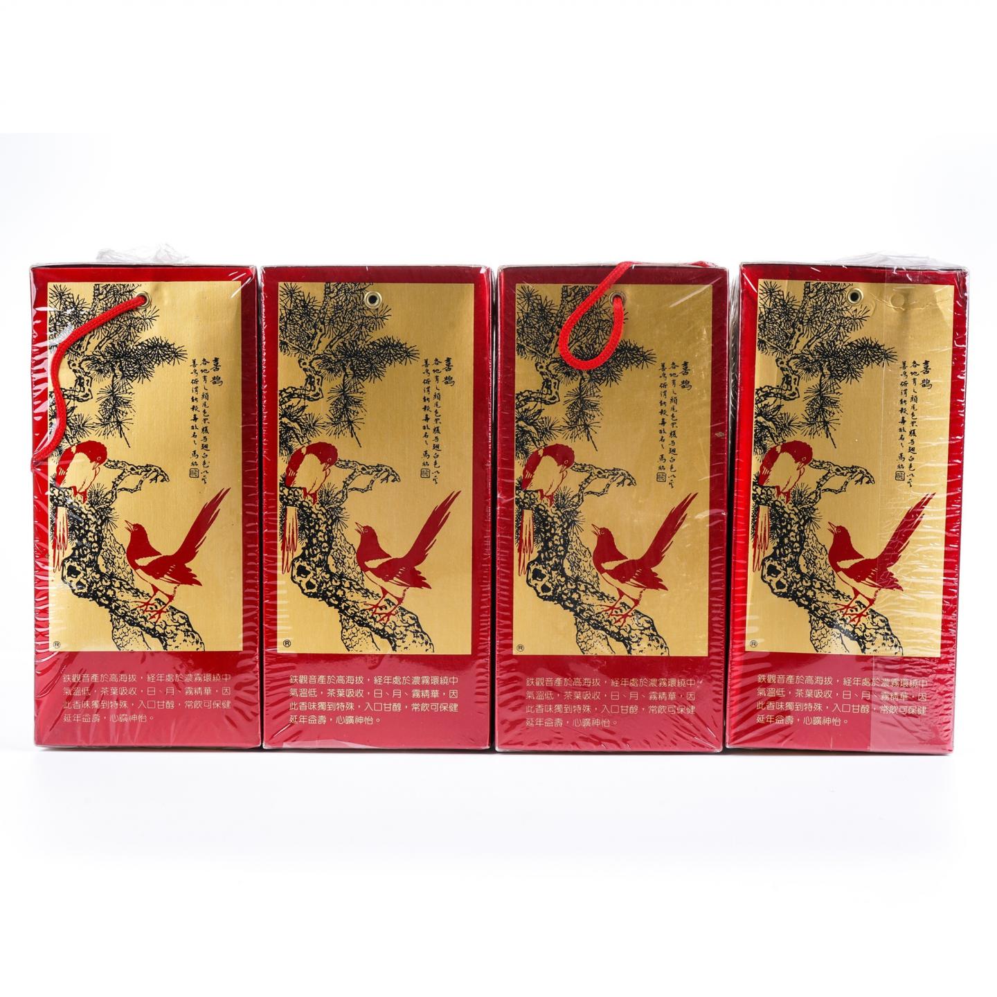 1996年 宝潭茶业 松鹤延年 铁观音 4盒组*400g 干仓