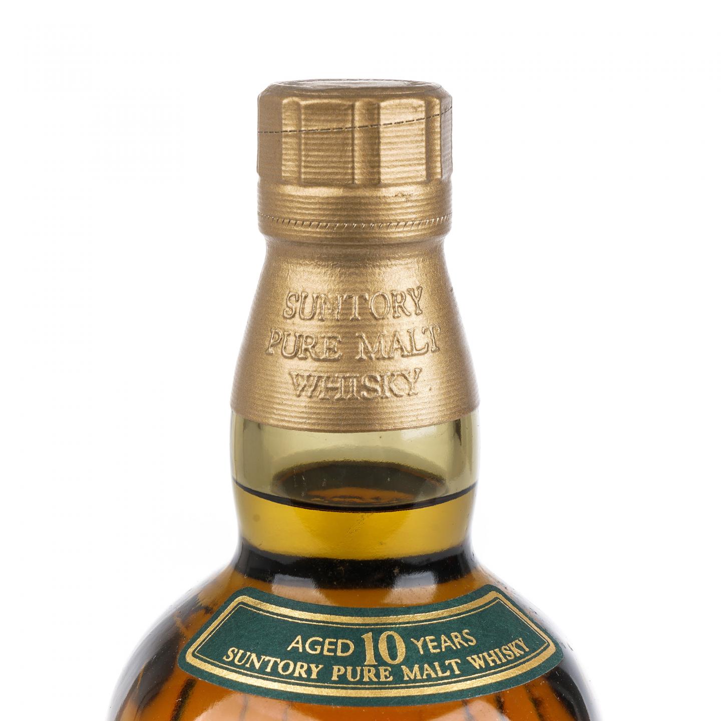 山崎 10年 金花标 Pure Malt 绿标