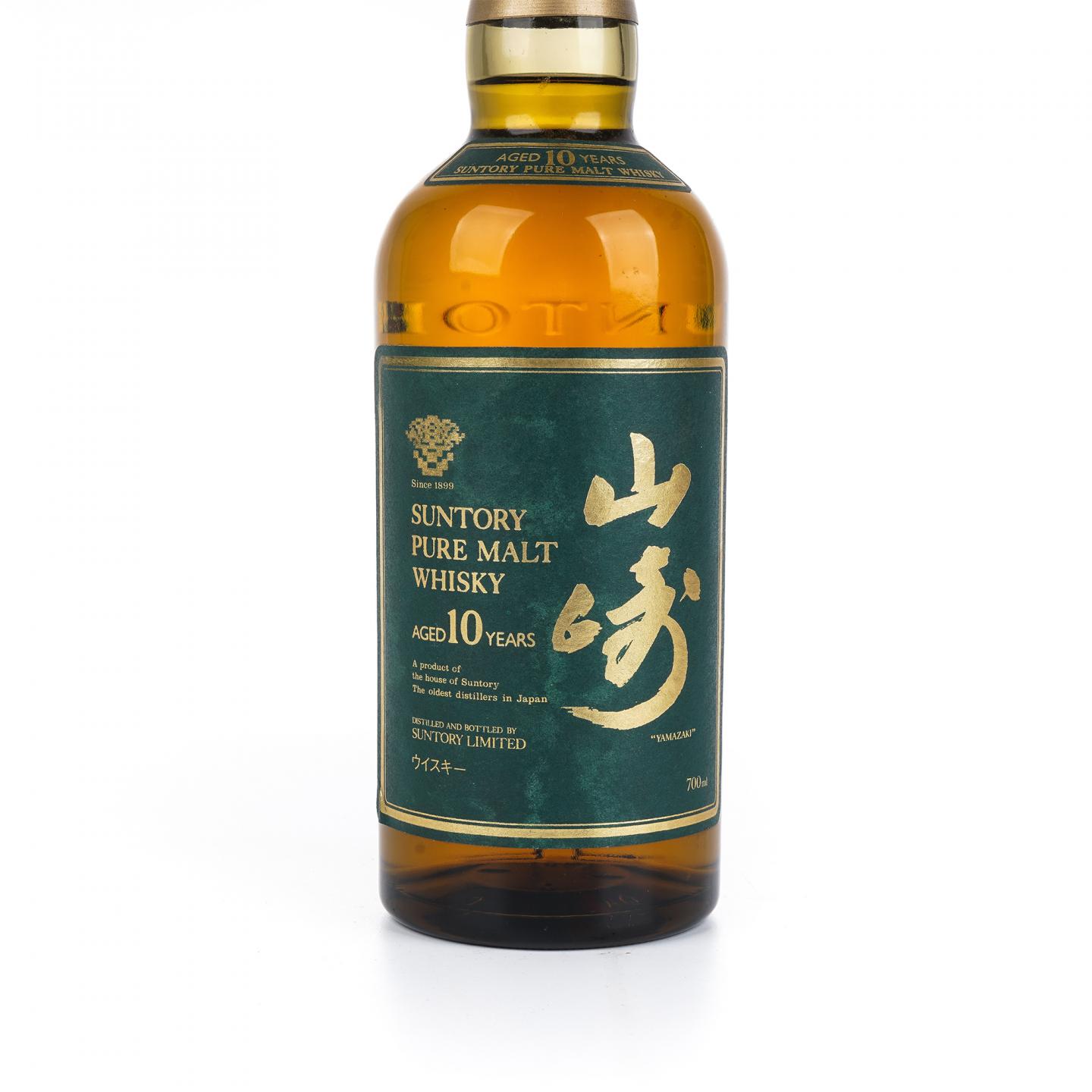 山崎 10年 金花标 Pure Malt 绿标
