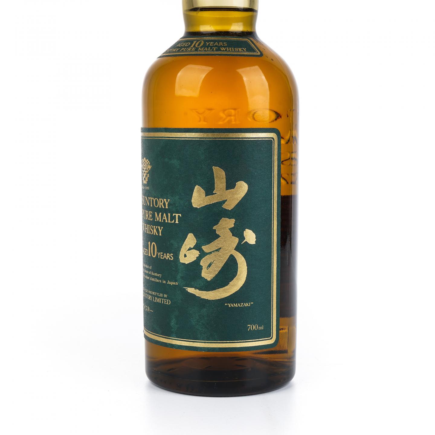 山崎 10年 金花标 Pure Malt 绿标