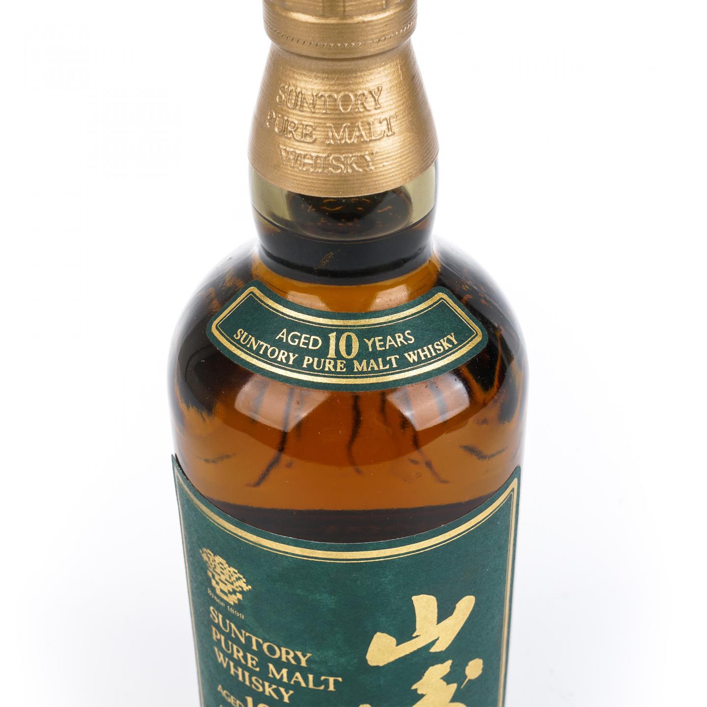 山崎 10年 金花标 Pure Malt 绿标