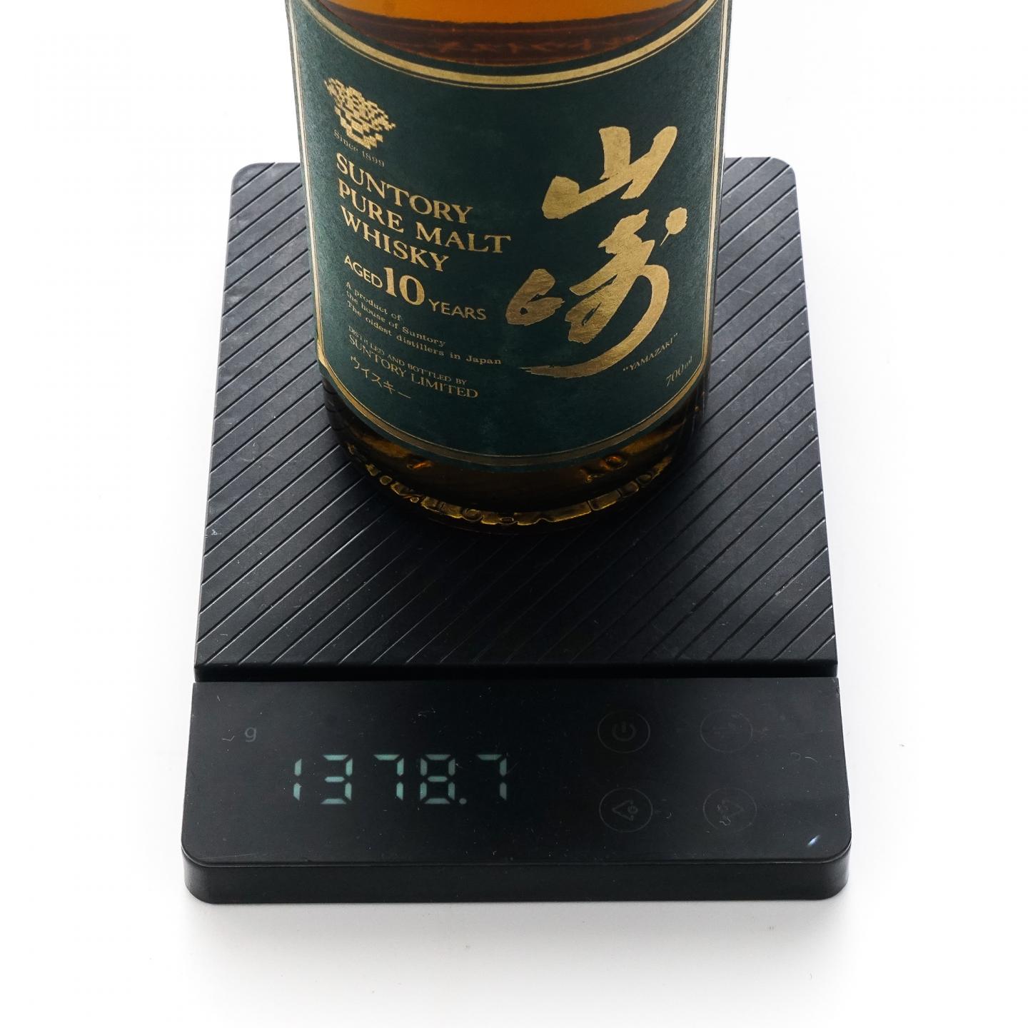 山崎 10年 金花标 Pure Malt 绿标