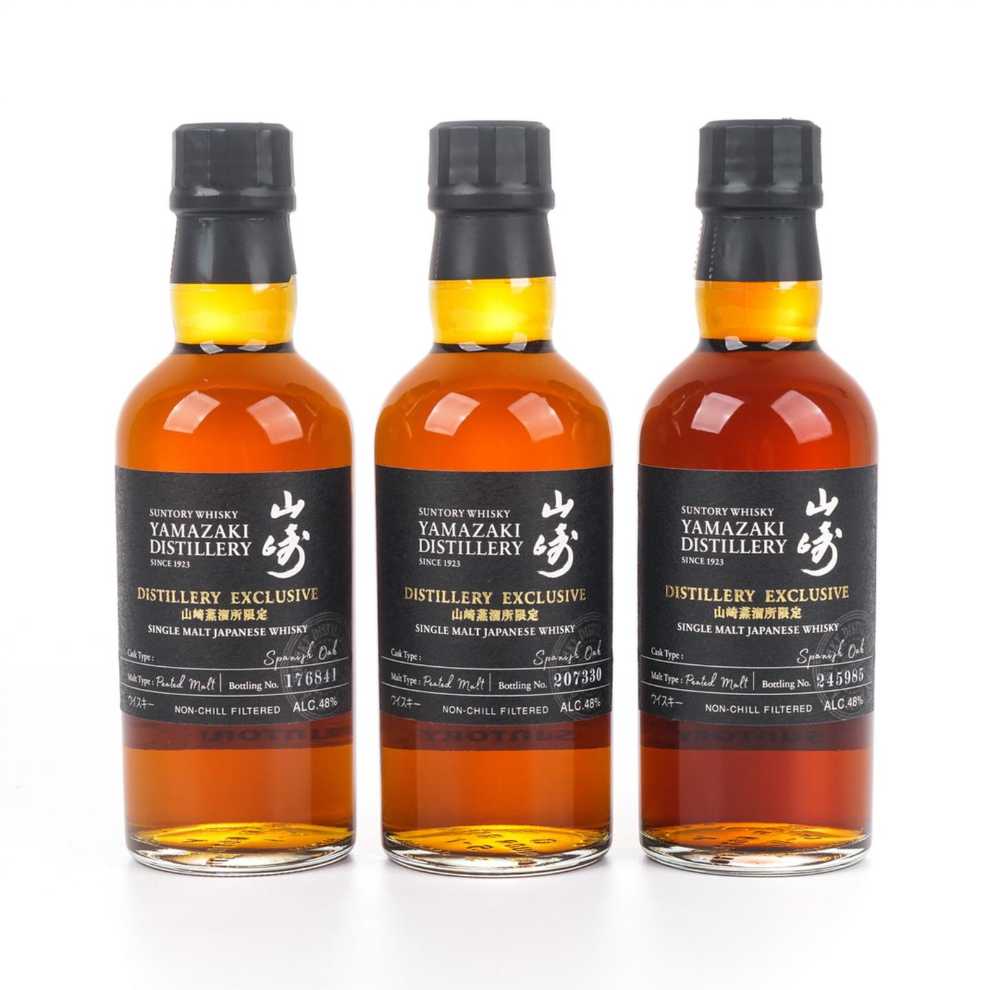 【中样】山崎蒸馏所限定 Peated Malt 180ml*3支组