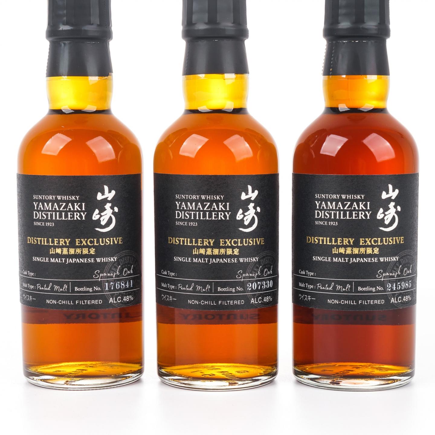 【中样】山崎蒸馏所限定 Peated Malt 180ml*3支组