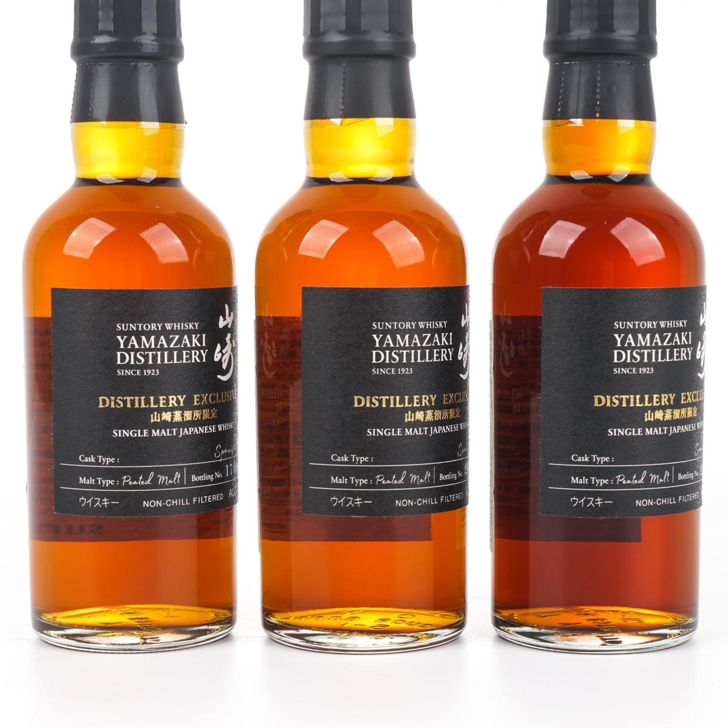 【中样】山崎蒸馏所限定 Peated Malt 180ml*3支组