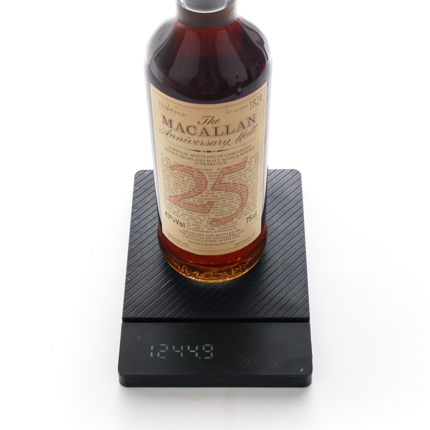 麦卡伦 25年 1972-1997 the Anniversary Malt系列 750ml