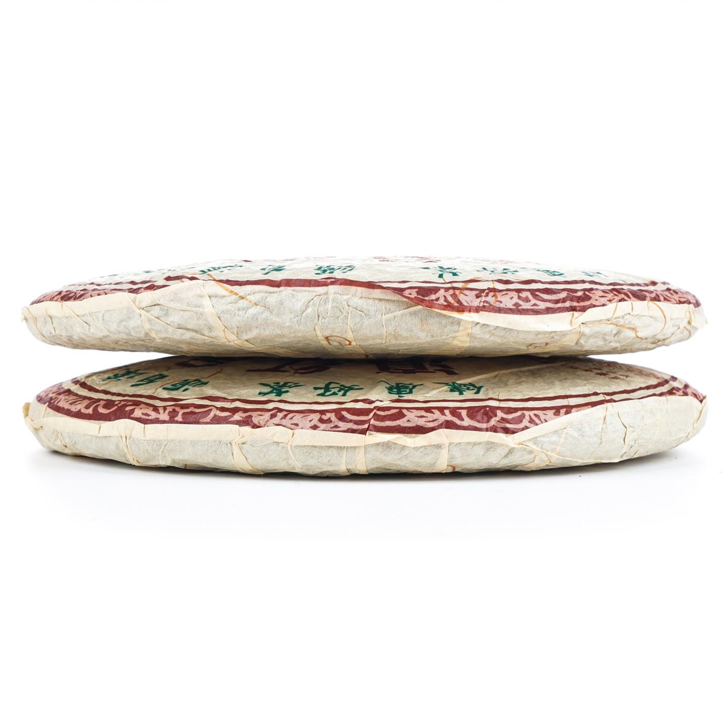 2008年 凤牌滇红金饼 珍品 70周年纪念茶 2饼组*499g 自然仓