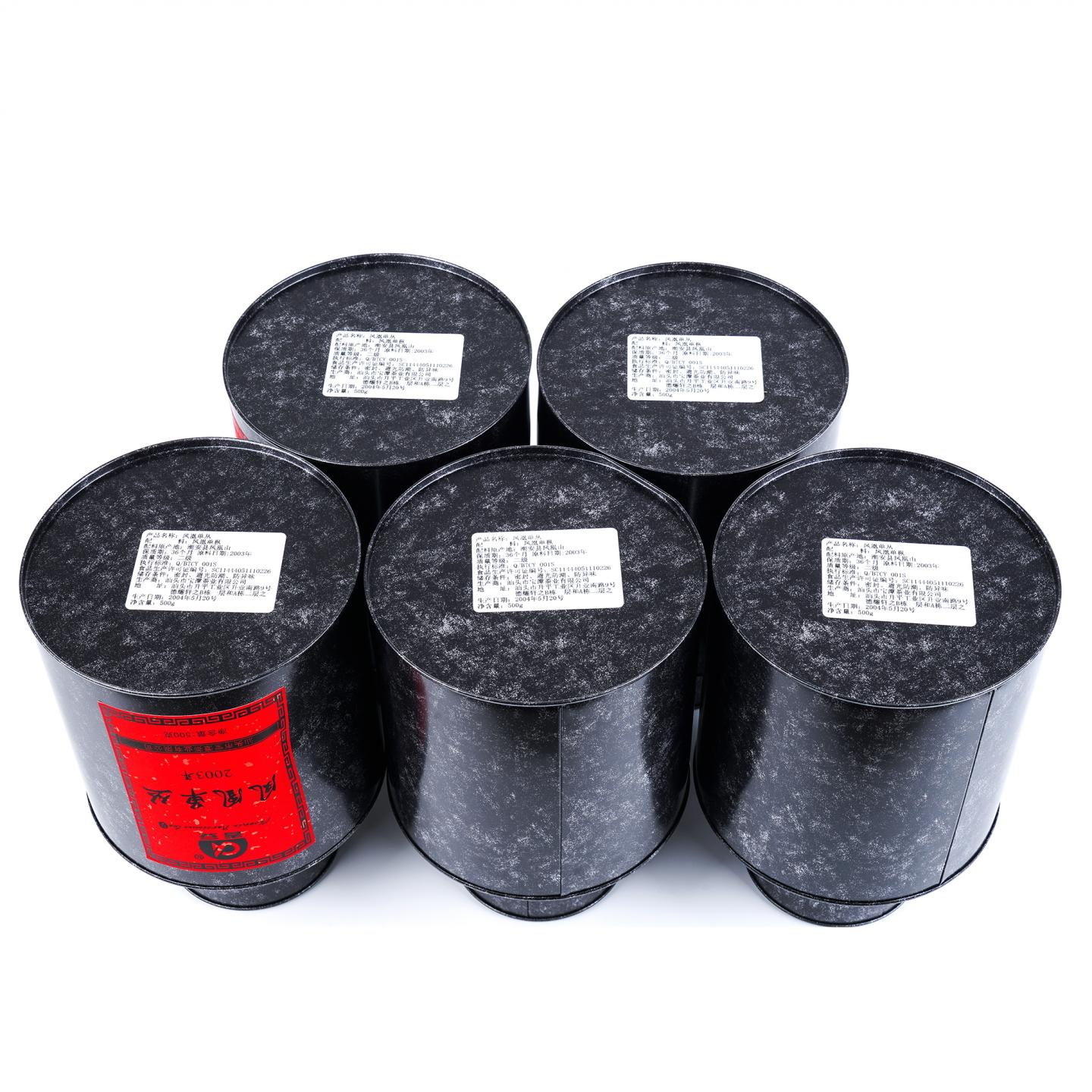 2003年 宝潭茶业 凤凰单丛 5罐组*500g 干仓