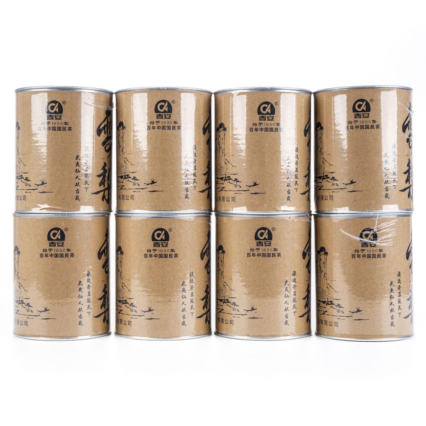 2003年原料 宝潭茶业 雪梨岩茶 8罐组*100g 干仓