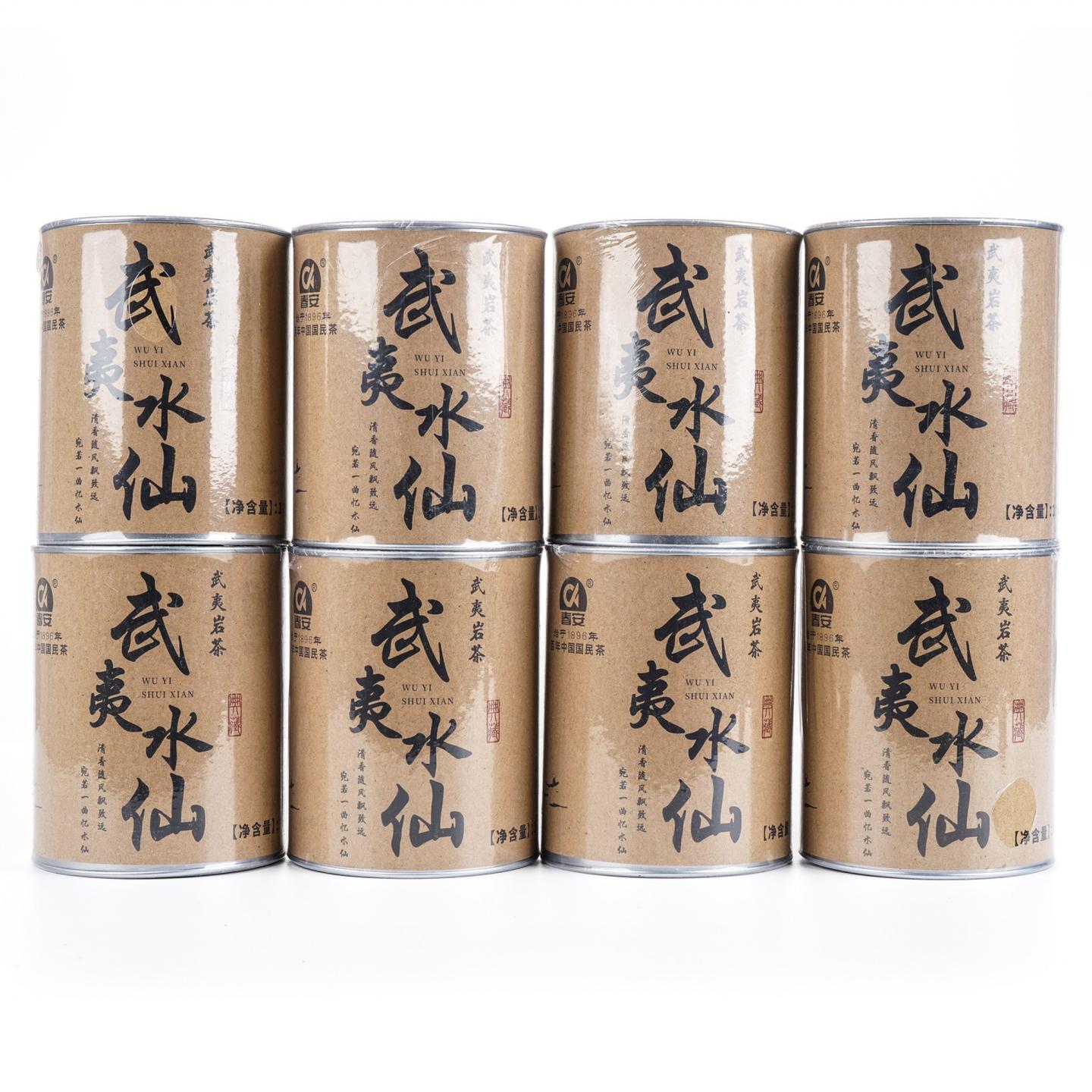 2003年原料 宝潭茶业 武夷水仙 8罐组*100g 干仓
