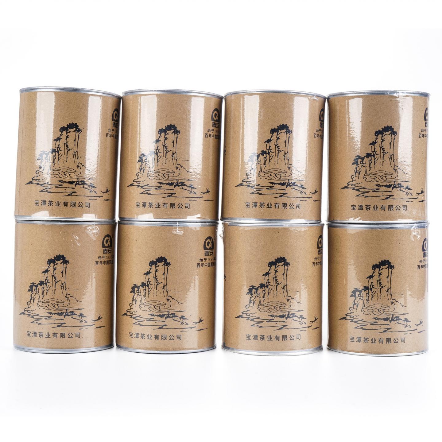 2001年原料 宝潭茶业 武夷肉桂 8罐组*100g 干仓