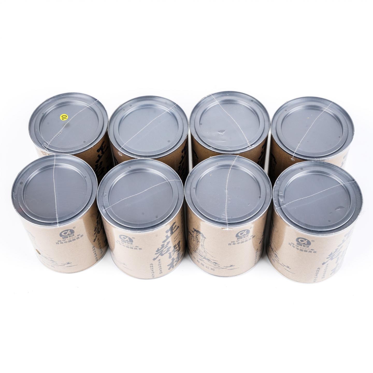 2001年原料 宝潭茶业 武夷肉桂 8罐组*100g 干仓