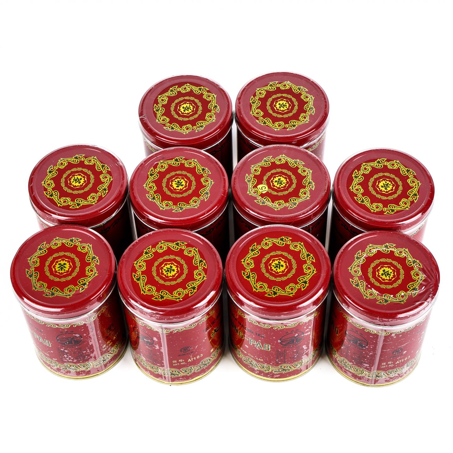 2013年 厦门茶叶进出口有限公司 红罐大红袍 10罐组*125g 干仓