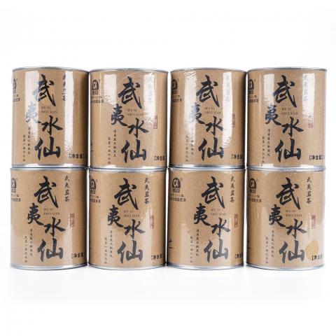 2003年原料 宝潭茶业 武夷水仙 8罐组*100g 干仓