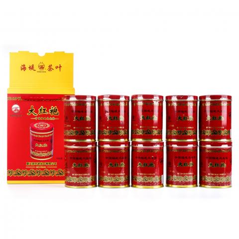 2013年 厦门茶叶进出口有限公司 红罐大红袍 10罐组*125g 干仓