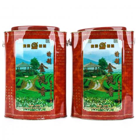 1997年 福建安溪宝潭茶业 金观音 2罐组*1000g 干仓