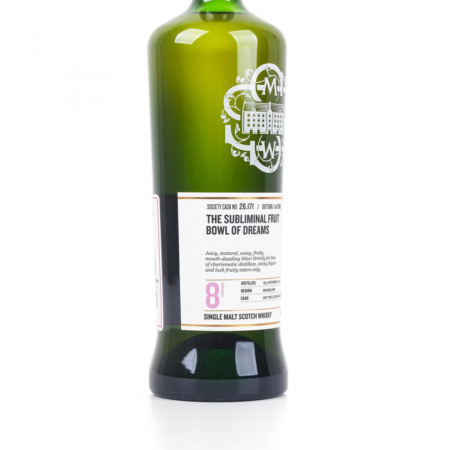 SMWS 26.171 克里尼利基 8年 2012 行货